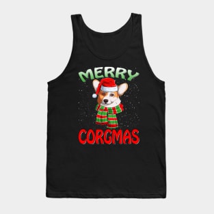 Merry Corgmas Ugly Corgi Christmas Xmas Pajamas T-Shirt Tank Top